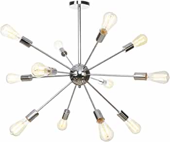E9100DD7-A474-45B5-978A-9C0FDF3518E8 Sputnik Chandelier (silver) - Image 1