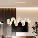 Spiral Crystal Chandelier