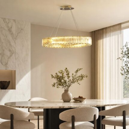 Fiona Crystal Chandelier lifestyle main image