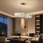 Fiona Crystal Chandelier (Silver) lifestyle gallery image